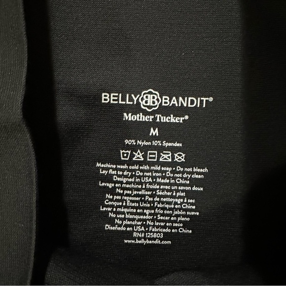 NWOT Belly Bandit Mother Tucker Compression Leggings in Black. Sz: M - Picture 7 of 8